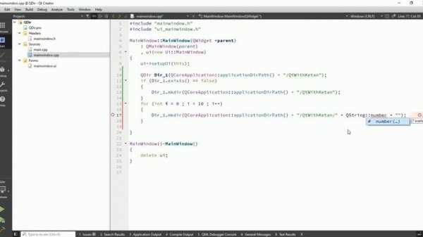 Qt QDir | Create And Delete Directory (Folders) | Qt C++ | Qt Creator | Qt Tutorial