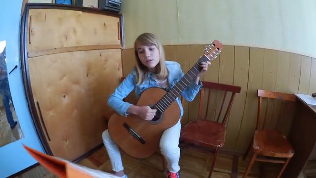 Мои ученики.Сивкова Полина.Песня про кота смотреть онлайн