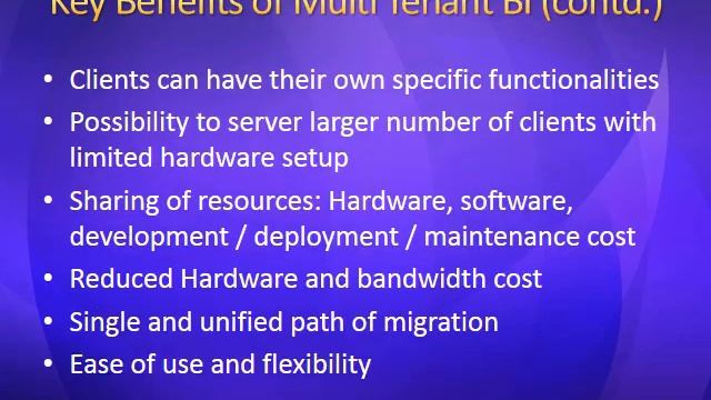 Multi Tenant BI - An Apt Architecture for BI systems смотреть онлайн