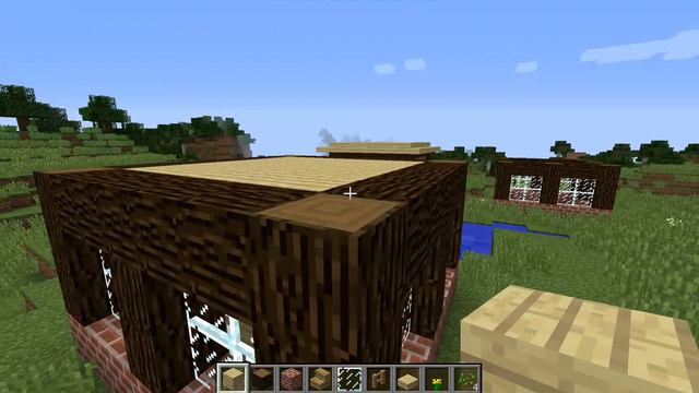 Как построить Миниатюрный Красивый дом в Minecraft. смотреть онлайн