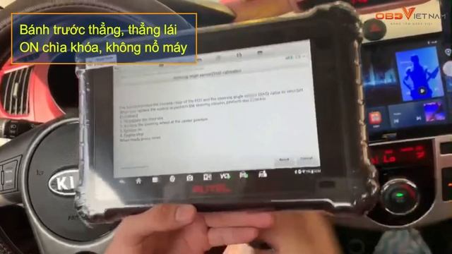 HƯỚNG DẪN HỌC LẠI CẢM BIẾN GÓC LÁI BẰNG AUTEL MS906 PRO |OBD VIỆT NAM