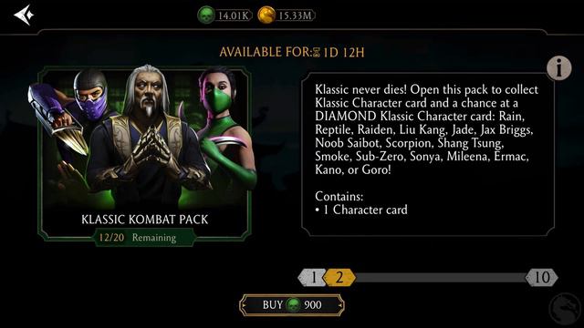 Klassic Kombat Pack Opening | Mortal Kombat Mobile смотреть онлайн