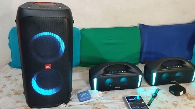 Dos Tribit Stormbox Blast vs JBL Partybox 310, segunda prueba de sonido en interior. Música NCS. смотреть онлайн