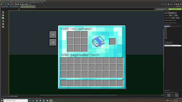 MCreator 2020.5: How To Make A Recipe Book