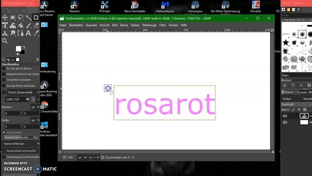 Text-Logo mit GIMP, Paint.Net und Jimdo смотреть онлайн