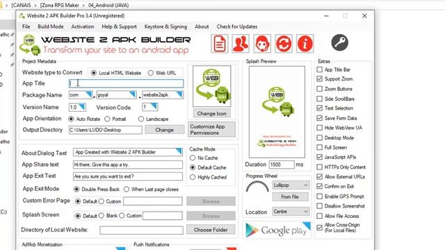 Converter seu jogo para Android - RPG Maker смотреть онлайн