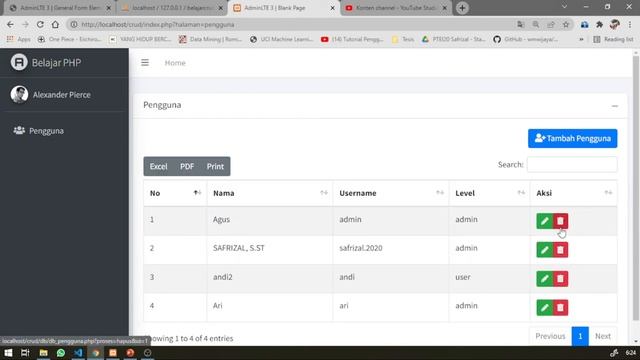 CRUD : PHP - MySQL -- 07. DELETE Record смотреть онлайн