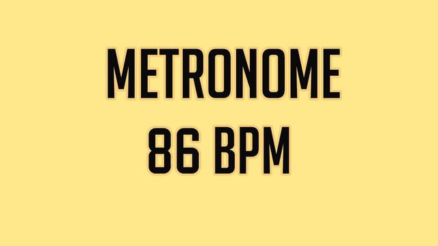 METRÔNOMO 86 BPM (METRONOME) смотреть онлайн