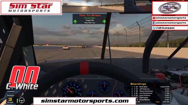 Sim Star Motorsports NWTS Pocono Raceway смотреть онлайн