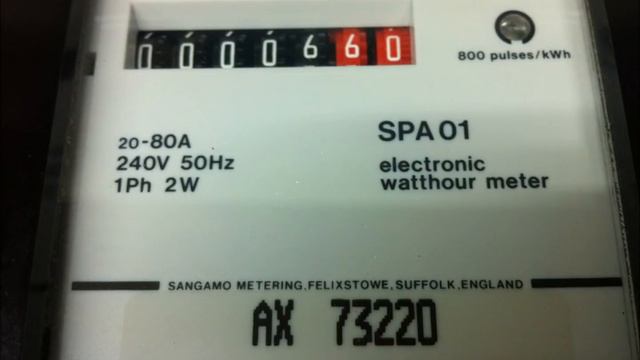 Sangamo SPA01 Single Phase Kilowatt Hour Meter смотреть онлайн