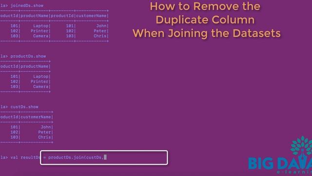 How to remove the duplicate column when joining the datasets? смотреть онлайн