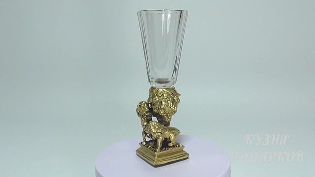 Рюмка «Лев» лафитник, хрусталь смотреть онлайн
