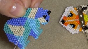 Как прикрепить застежку к броши из бисера