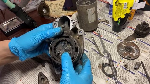 Замена бендикса на стартере 2108-2115 смотреть онлайн