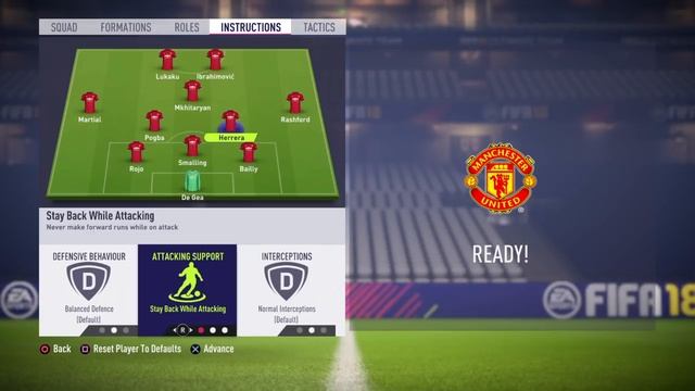 FIFA 18 Manchester United review - Best formation, Best tactics and instructions смотреть онлайн
