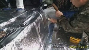 Тепло шумоизоляция кабины Scania своими руками