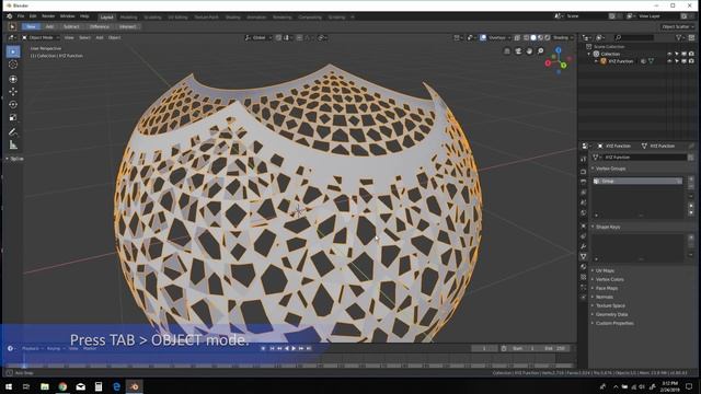 3d Tutorial | Stereographic Voronoi Sphere | Blender 2.8 смотреть онлайн