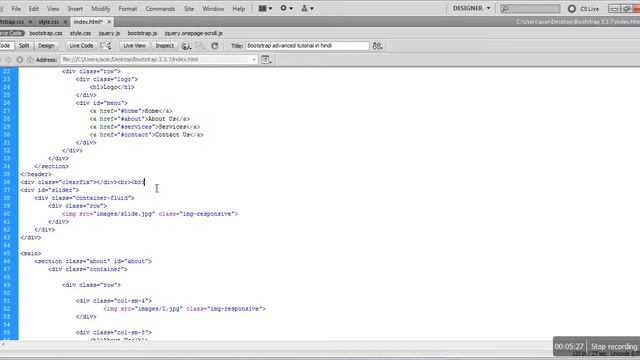 Bootstrap Advanced Tutorial in Hindi #12 смотреть онлайн