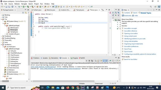 Day 18 : Java Class and Objects Program with example смотреть онлайн