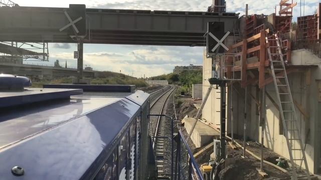 Rangierfahrt Baustelle Berlin Ostkreuz. Berlin Lichtenberg nach Wriezener Bahnhof. смотреть онлайн
