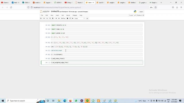 Lect 05: Adjacency Matrix using Networkx || Adjacency Matrix using Python смотреть онлайн
