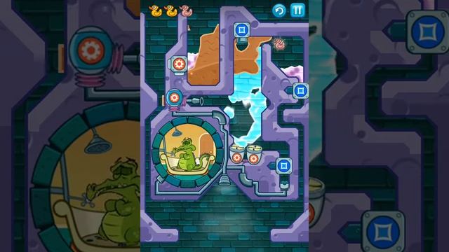 Where's My Water Level 8-7 Bottomless Pit (Caution To The Wind) Game Walkthrough / Level Solution! смотреть онлайн