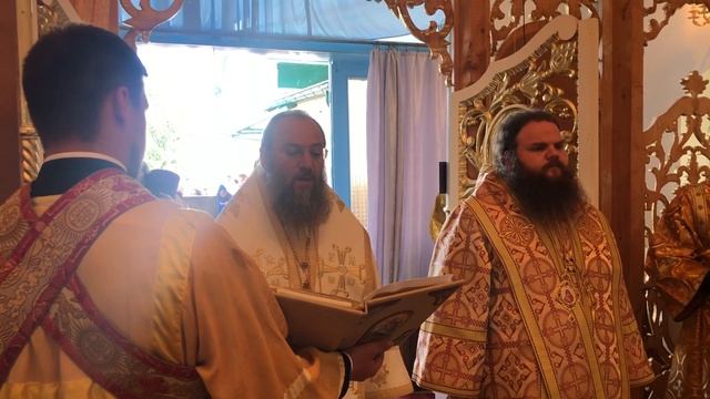 Неделя 4-я по Пятидесятнице. Литургия и заупокойная лития на могиле отца смотреть онлайн