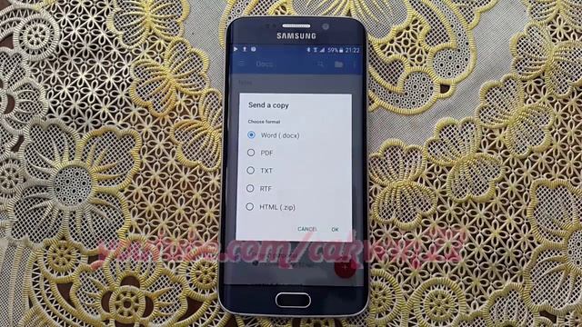 Google Docs : How to Send file as RTF Format on Android Phone смотреть онлайн