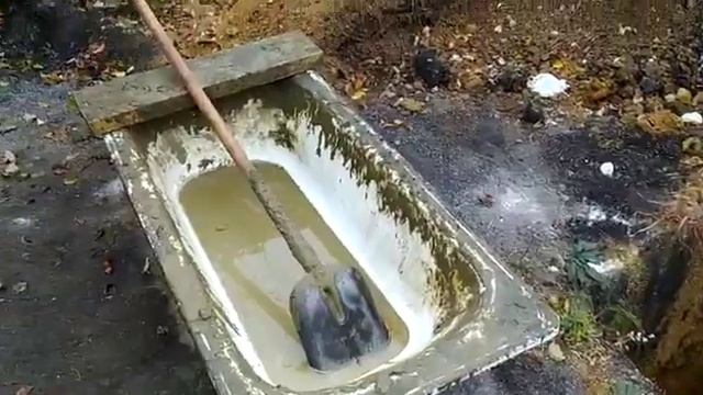 Строим дом//Делаем отмостку своими руками смотреть онлайн