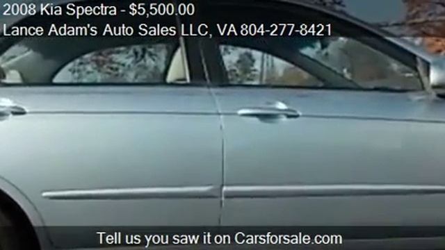 2008 Kia Spectra EX For Sale In Mechanicsville, VA 23111 At