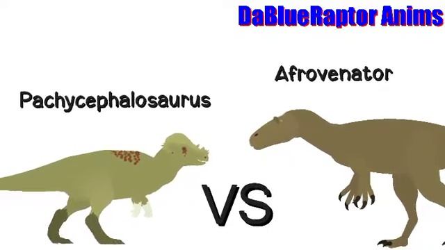 U.R.D.F. (Ultimate Random Dinosaur Fights): Pachycephalosaurus Vs Afrovenator (Stick Nodes) смотреть онлайн