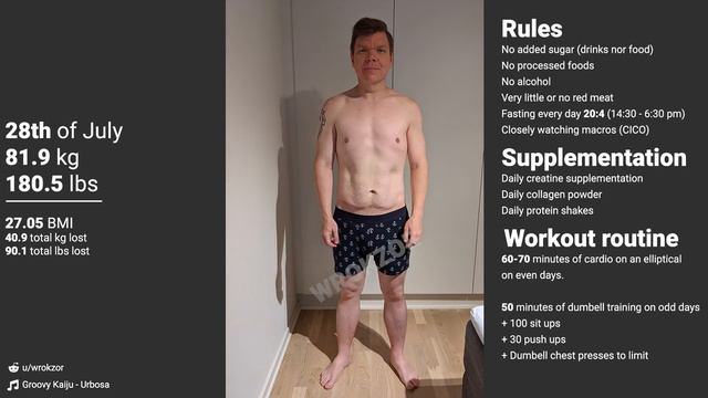 My 1 Year Body Transformation, How I Lost 100 Lbs And Gained Muscles!