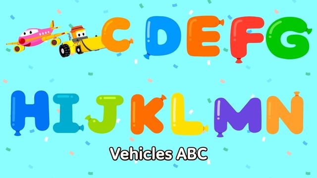 Vehicles ABC | Learn Alphabet with Cars | Vehicle Songs for Kids | JunyTony смотреть онлайн