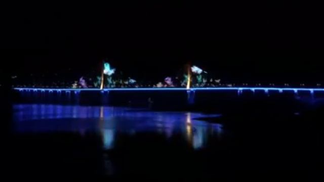 EXC LED Project Case Video 4 Chongqing Yunyang Bridge смотреть онлайн