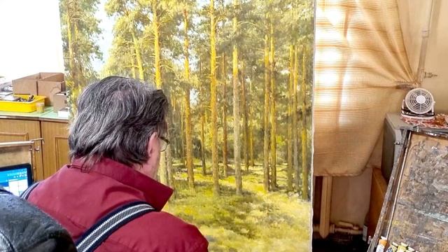 Масляная живопись пейзаж #3/Oil painting landscape #3 смотреть онлайн