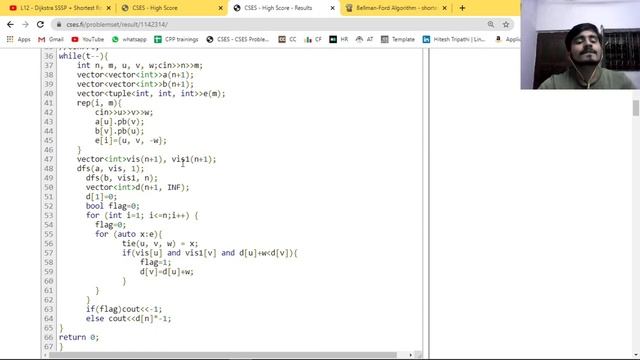 HIGH SCORE | CSES PROBLEM SET (Bellman Ford Algorithm) смотреть онлайн