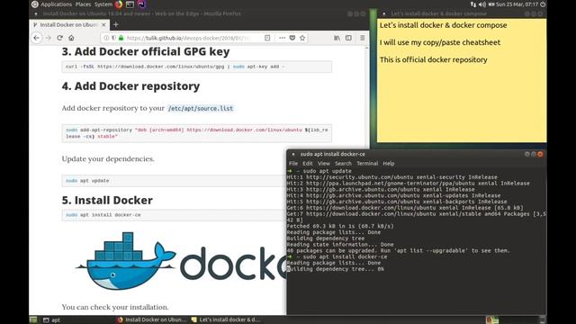 How to install Docker on Ubuntu 16.04 and 18.04 LTS (the right way - official repository) смотреть онлайн
