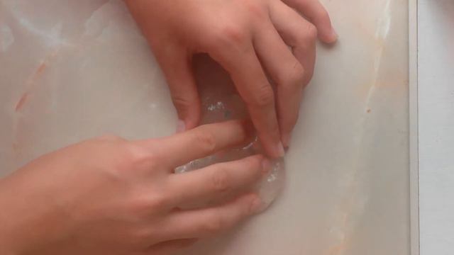 Прозрачний слайм #жидкоё стекло ✨✨✨✨ смотреть онлайн