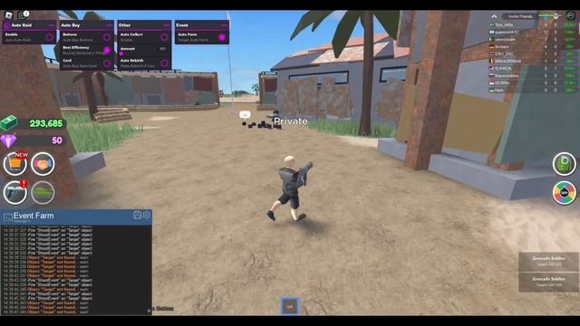 Roblox Military Tycoon Script - Auto Destroy Targets & More смотреть онлайн