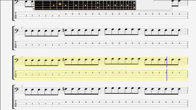 Black Sahara   Eternal Sorrow BASS GUITAR TABLATURE