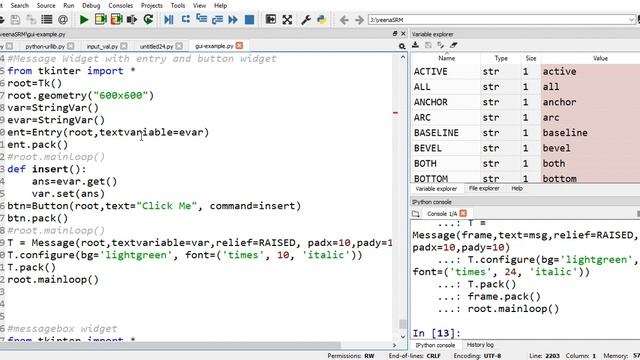Python GUI Programming-Tkinter Message Widget смотреть онлайн