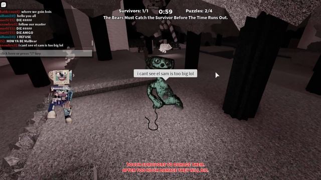 BIG MAN TING!!! IN ONE BOUNCE!!! Roblox BEAR (Alpha) смотреть онлайн