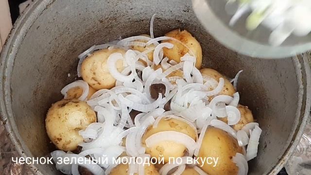 Готовьте на ифтар. Молодой картофель с мясом. смотреть онлайн