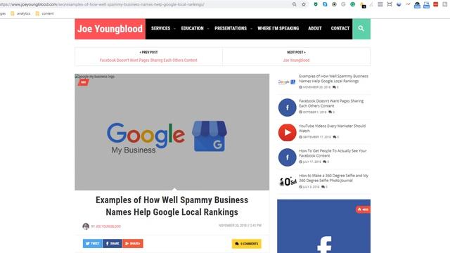 Local SEO – How to hit the N#1 spot in GOOGLE MAPS with one scary hack (2019) смотреть онлайн
