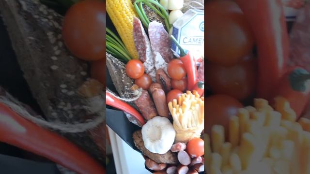 Мужской продуктовый букет купить СПб. Мастерская Yana Flowers смотреть онлайн