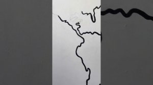 Как легко нарисовать карту мира на стене #картамира #картамиранастене