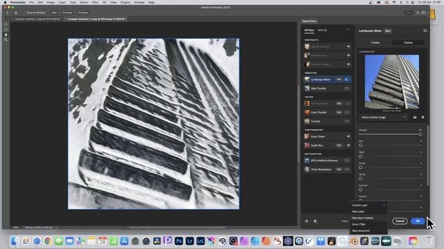 Photoshop 2023 : Landscape Mixer Neural Filter Painting Effect HOW TO смотреть онлайн