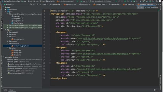 Ep.14 Navigation Drawer with Fragments (in Kotlin) смотреть онлайн