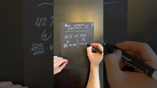 Как считать проценты #математика смотреть онлайн