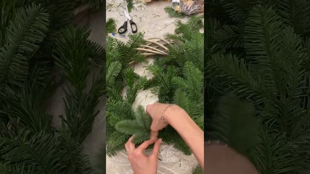 Новогодний венок как в американских фильмах! смотреть онлайн